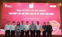 Đoàn viên Công đoàn, Đoàn Thanh niên Liên hiệp các Hội KH&KT Việt Nam hiến máu mùa Covid-19