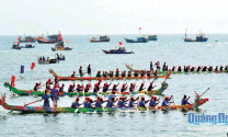 Lễ hội đua thuyền tứ linh ở Lý Sơn: Di sản văn hóa phi vật thể quốc gia